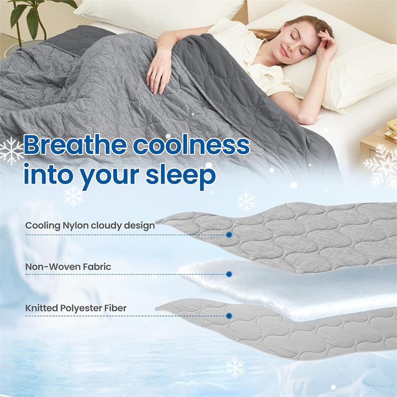 Double Side Cooling Blanket For Hot Sleepers factory